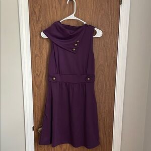 Monteau Purple Mini Dress